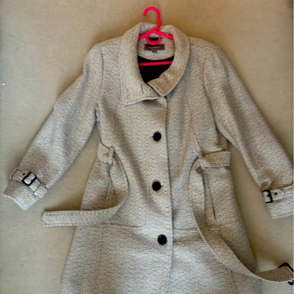 Johnston & Murphy Tweed Pea Coat